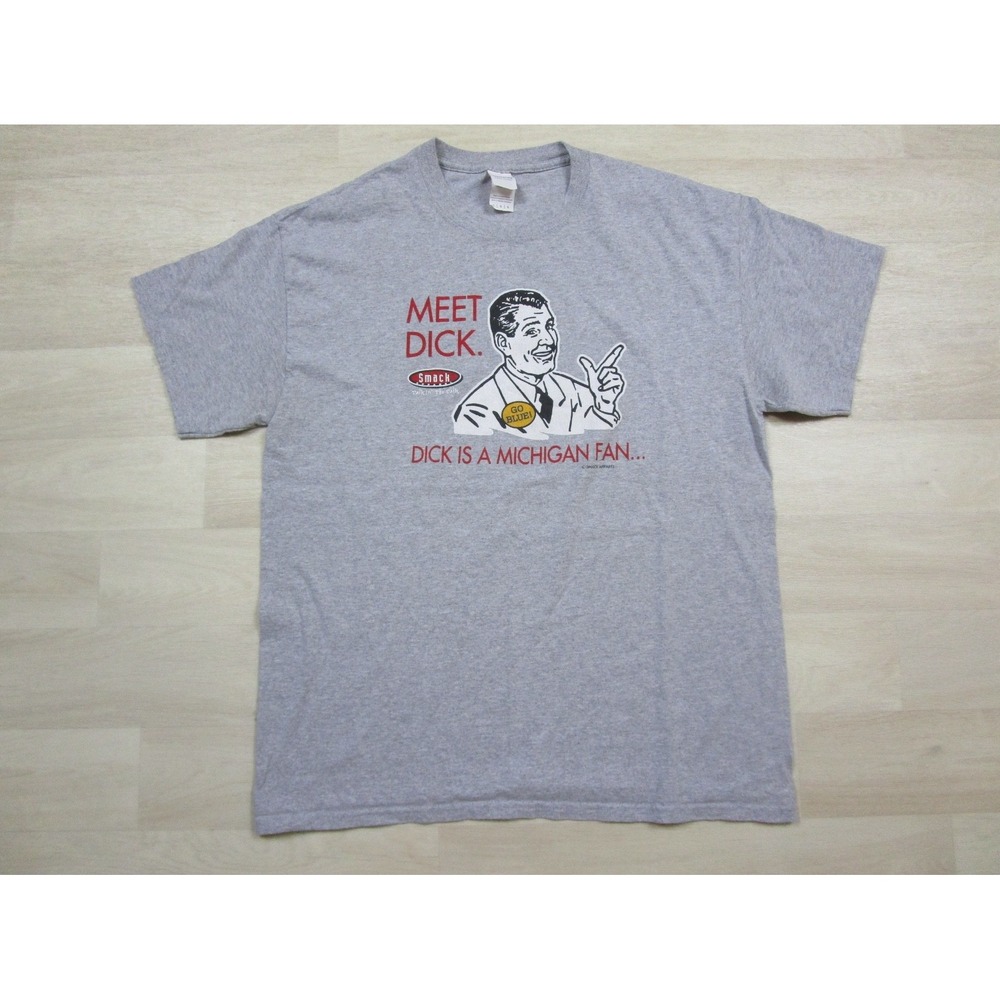 Ohio State Buckeyes Michigan Rivalry T-Shirt (L) Don't Be a Dick Football Humor